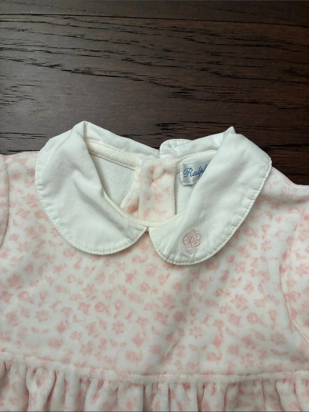 Vintage Ralph Lauren Baby Velvet Dress